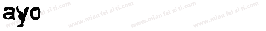 Sayo UV BC字体转换